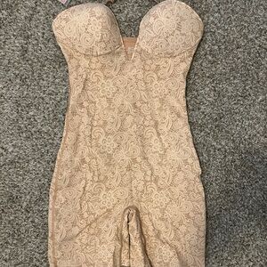 Brand new with tags never worn shapewear, size S 32D, nude
